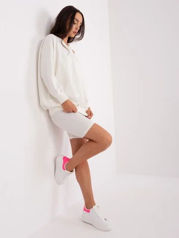 Compleu Dama Mini, Dungi, My Red Lips, Ecru Casual