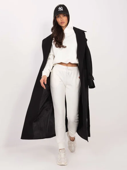 Compleu Dama Maneca lunga, Mansete elastice, BASIC FEEL GOOD, Ecru Casual