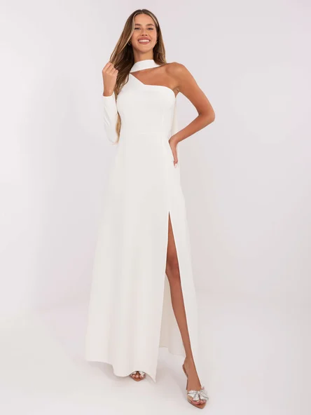 Rochie Dama Maxi, Lejera, LAKERTA, Ecru de Seara