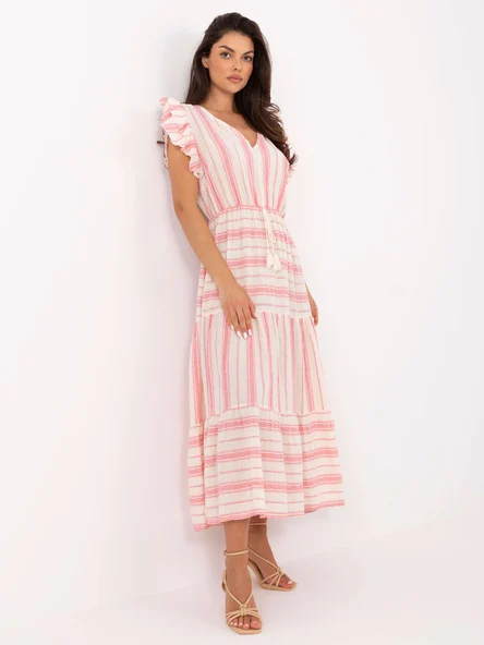 Rochie Dama Midi, Lejera, Och Bella, Roz de Vara
