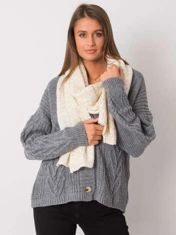 Esarfa Dama Acril, Fashion Hunters, Ecru