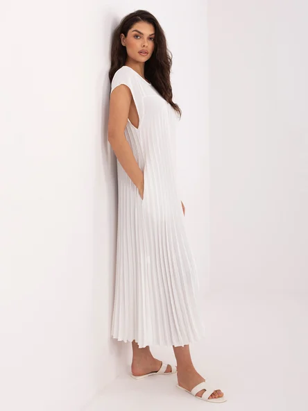 Rochie Dama Midi, Alta croiala, RUE PARIS, Ecru de Petrecere