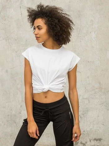 Tricou Dama Mini, Sport, For Fitness, Alb Casual