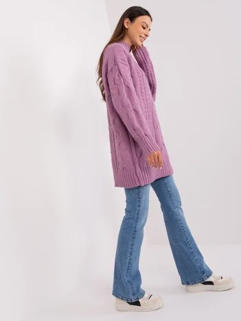 Pulover Dama Maxi, Oversize, Wool Fashion Italia, Mov