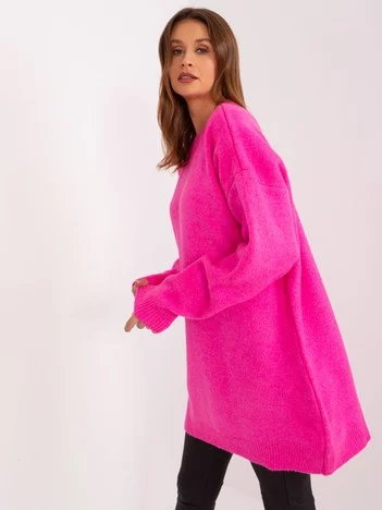 Rochie Dama Mini, Decolteu rotund, RUE PARIS, Roz Eleganta Office