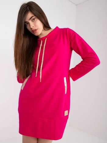 Rochie Dama Maxi, Rochie dreapta, RELEVANCE, Fucsia Eleganta Office