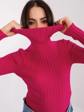 Pulover Dama Maneca lunga, Dungi, P-M, Fucsia Eleganta Office