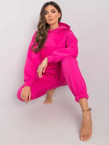 Compleu Dama Maneca lunga, Sport, ex moda, Fucsia Casual