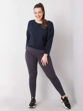 Colanti Dama Sport, Guler inalt, BASIC FEEL GOOD, Grafit Casual Marimi Mari