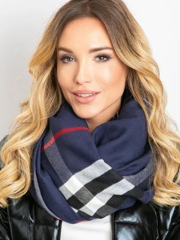 Bandana Dama Carouri, Poliester, Wool Fashion Italia, Bleumarin