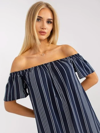 Rochie Dama Mini, Imprimat, Fresh Made, Bleumarin de Vara