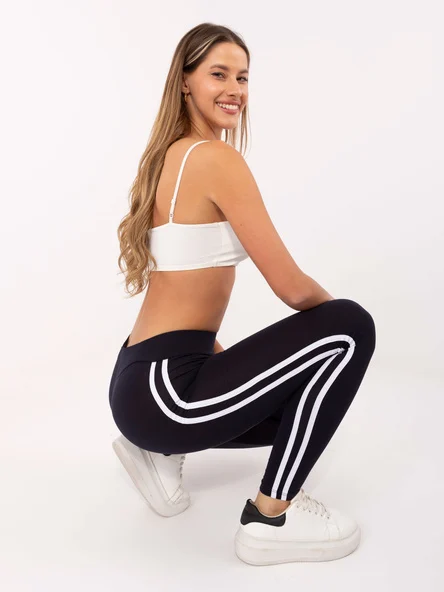 Colanti Dama Sport, Bumbac, BASIC FEEL GOOD, Bleumarin Casual Marimi Mari