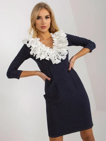 Rochie Dama Mini, Buline, LAKERTA, Bleumarin de Ocazie Nunta