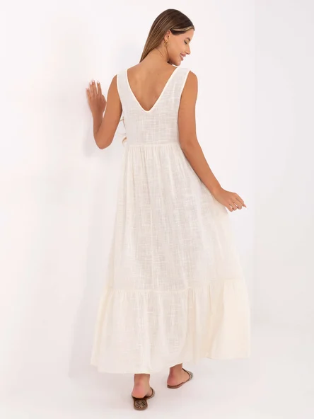 Rochie Dama Maxi, Lejera, Och Bella, Bej de Vara