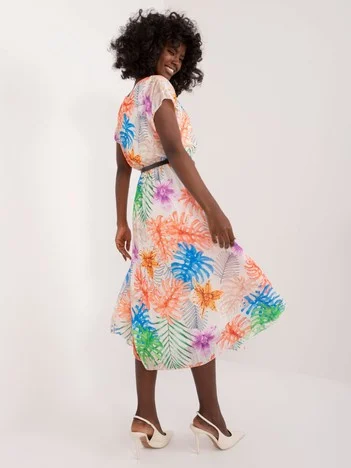 Rochie Dama Midi, Lejera, ITALY MODA, Bej de Vara