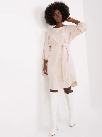 Rochie Dama Maxi, Oversize, RUE PARIS, Bej de Petrecere