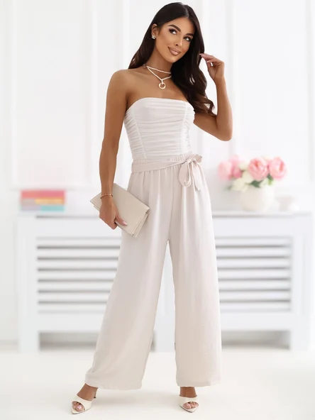Pantaloni Dama 7/8, Larga, Miss kimery, Bej