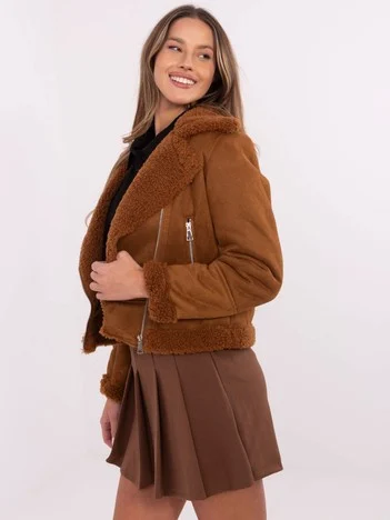 Jacheta Dama Mini, Guler inalt, ITALY MODA, Maro Eleganta Office