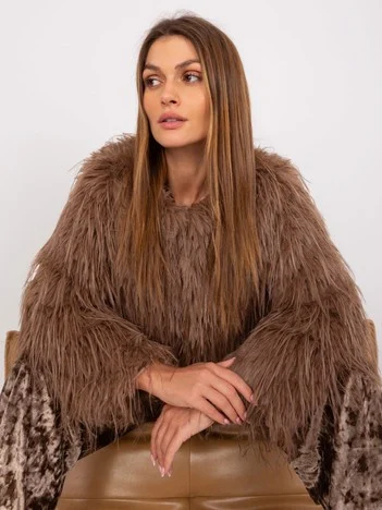 Jacheta Dama Maneca lunga, Elegant, Wool Fashion Italia, Maro de Petrecere