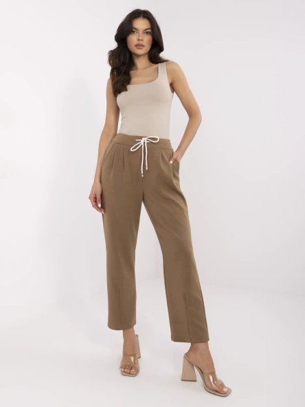 Pantaloni Dama Dreapta, Guler inalt, ITALY MODA, Maro Eleganta Office
