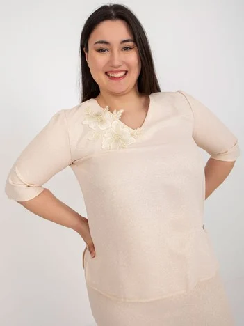 Bluza Dama Mini, Dantela, LAKERTA, Piersica Eleganta Office