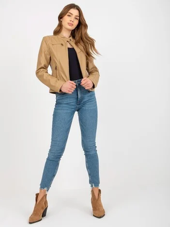 Jacheta Dama Maneca lunga, Guler inalt, Honey Winter, Camel de Vara Marimi Mari