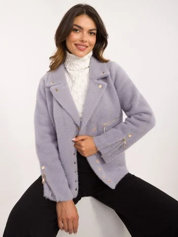 Jacheta Dama Maneca lunga, Guler inalt, Fashion Hunters, Mov de Vara