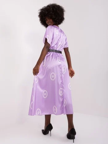 Rochie Dama Midi, Lejera, ITALY MODA, Mov de Sarbatori