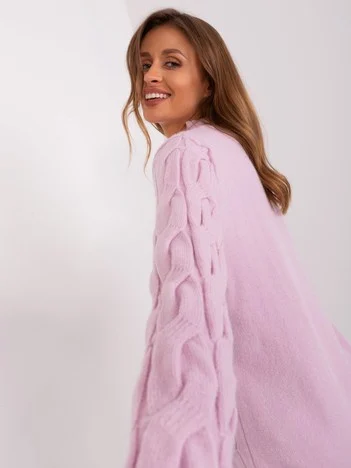 Pulover Dama Maneca lunga, Imprimat, Wool Fashion Italia, Mov Casual