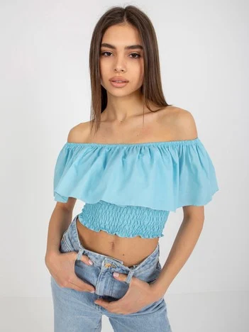 Top Dama Mini, Boho, LAKERTA, Albastru