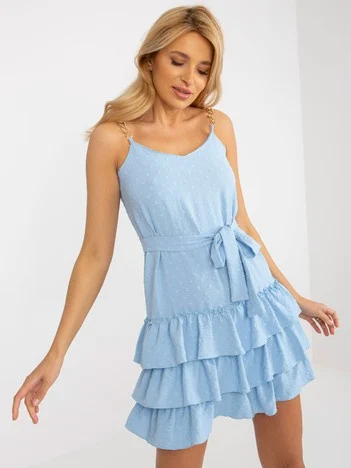 Rochie Dama Mini, Lejera, LAKERTA, Albastru de Vara