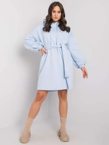 Rochie Dama Maxi, Oversize, BASIC FEEL GOOD, Albastru Casual