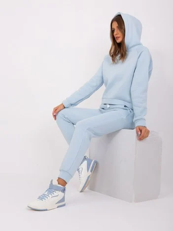 Compleu Dama Maneca lunga, Sport, Wow Donna, Albastru Casual
