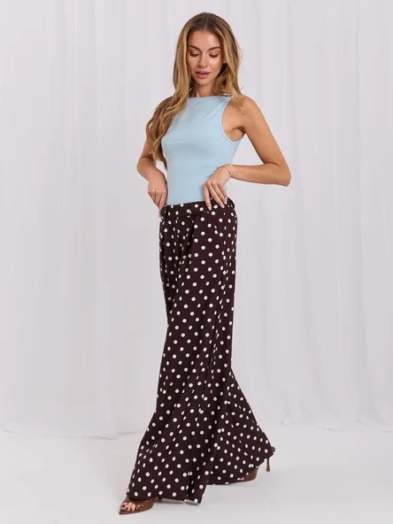 Top Dama Fara maneci, Decolteu rotund, RUE PARIS, Albastru Casual