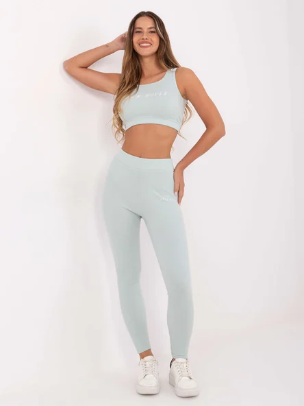 Compleu Dama Lunga, Dungi, For Fitness, Albastru