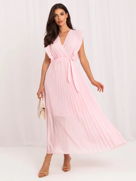 Rochie Dama Midi, Lejera, RUE PARIS, Roz de Vara