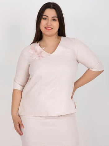 Bluza Dama Mini, Dantela, LAKERTA, Roz Eleganta Office
