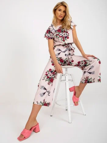 Salopeta Dama Mini, Floral, LAKERTA, Roz