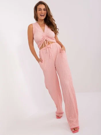 Compleu Dama Fara maneci, Larga, LAKERTA, Roz Casual