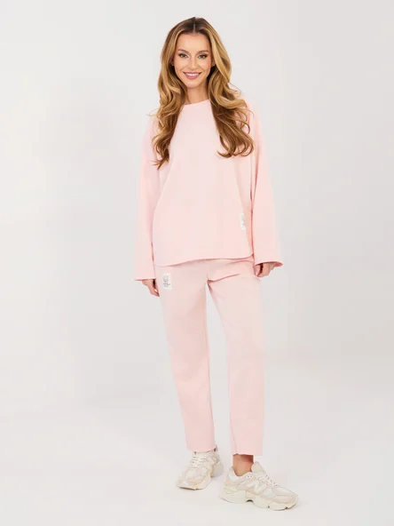 Compleu Dama Maneca lunga, Conica, RUE PARIS, Roz Casual