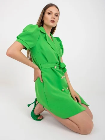 Rochie Dama Mini, Petrecuta, ITALY MODA, Verde de Ocazie Nunta
