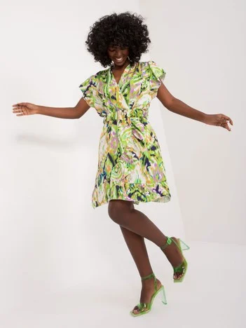 Rochie Dama Mini, Lejera, ITALY MODA, Verde