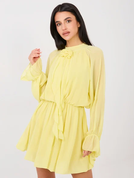 Rochie Dama Maxi, Lejera, RUE PARIS, Galben de Petrecere