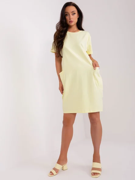 Rochie Dama Mini, Rochie dreapta, RUE PARIS, Galben de Vara