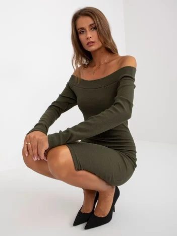 Rochie Dama Maxi, Dungi, City Donna, Khaki Eleganta