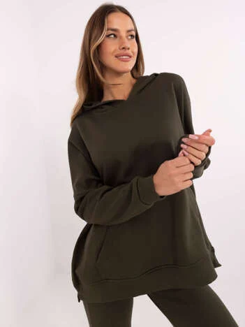 Compleu Dama Maneca lunga, Mansete elastice, My Red Lips, Khaki Casual