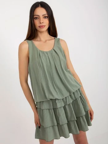 Rochie Dama Mini, Lejera, Och Bella, Khaki de Vara