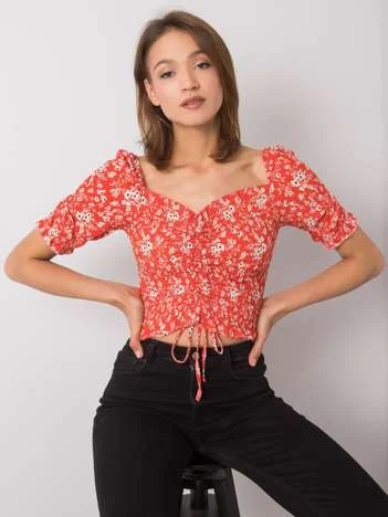 Bluza Dama Mini, Imprimat, RUE PARIS, Coral Casual