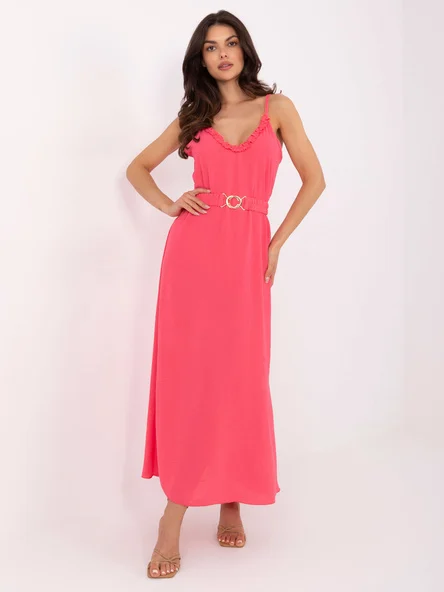 Rochie Dama Maxi, Lejera, Och Bella, Coral de Vara