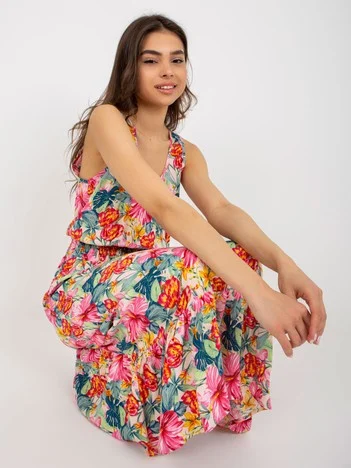 Rochie Dama Midi, Lejera, Fresh Made, Coral de Vara